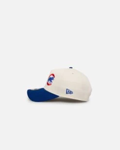 New Era Chicago Cubs 'Tall Text' 9FORTY A-Frame Snapback Chrome White/OTC -Sportswear Women Store 197882781810 default 0040