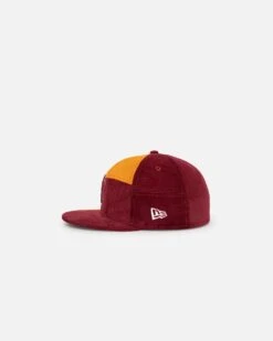 New Era New York Yankees 'Maroon Patchwork Corduroy' 59FIFTY Fitted Maroon/Yellow 13 New Era New York Yankees 'Maroon Patchwork Corduroy' 59FIFTY Fitted Maroon/Yellow -Sportswear Women Store 197883879424 default 0040