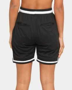 Saint Morta Men's Icon Mesh Basketball Short Black/White -Sportswear Women Store 4454569097746 womens 0080