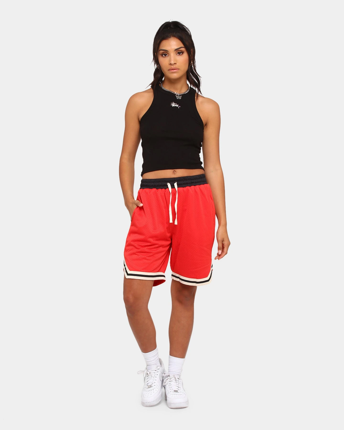 EN ES Rival Basket Ball Shorts Red 4 EN ES Rival Basket Ball Shorts Red - Image 2