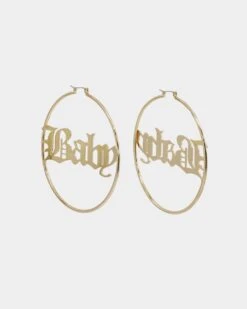 Raising Hell Women's 'Baby' Hoop Earrings Gold -Sportswear Women Store 4454569467617 default 00030