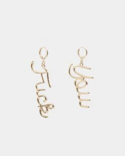 Raising Hell Women's FK Earrings Gold -Sportswear Women Store 4454569467631 default 00040