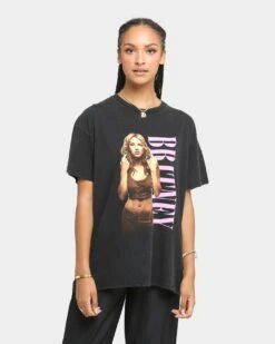 Britney Spears Toxic Short Sleeve T-Shirt Black