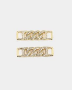 Raising Hell Women's Iced Cuban Shoe Charm Gold -Sportswear Women Store 4454569973781 default 00050