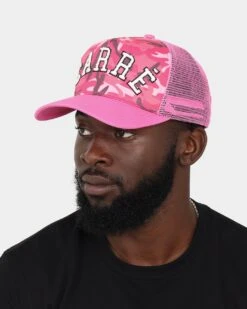 Carre C-Class Camo Trucker Strapback Pink -Sportswear Women Store 4454570827325 mens 0011
