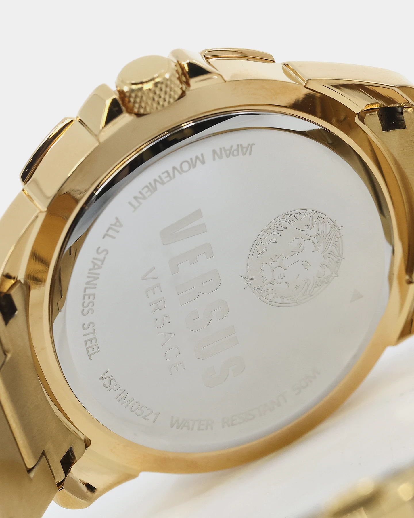 Versus Versace 6eme Arrondissement Crystal Set Gold Watch Yellow Gold 10 Versus Versace 6eme Arrondissement Crystal Set Gold Watch Yellow Gold - Image 8